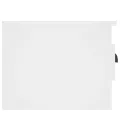 Table de chevet murale blanc 41,5x36x28 cm