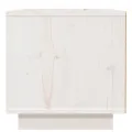 Tables de chevet 2 pcs Blanc 40x34x35 cm Bois de pin massif