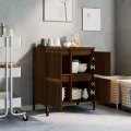 Buffet Chêne marron 60x35x70 cm Bois d'ingénierie