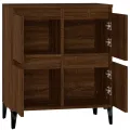 Buffet Chêne marron 60x35x70 cm Bois d'ingénierie