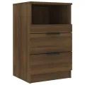 Table de chevet Chêne marron Bois d'ingénierie