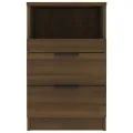 Table de chevet Chêne marron Bois d'ingénierie