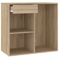 Armoire cosmétique Chêne sonoma 80x40x75 cm Bois d'ingénierie
