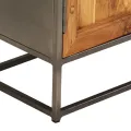 Buffet Teck recyclé et acier 65 x 30 x 70 cm