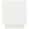 Meuble TV Blanc 70x34x40 cm Bois de pin massif