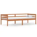 Cadre de lit Marron miel Bois de pin massif 90x200 cm