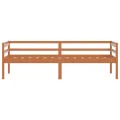 Cadre de lit Marron miel Bois de pin massif 90x200 cm