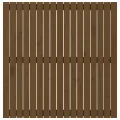 Tête de lit murale Marron miel 108x3x110 cm Bois massif de pin