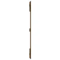 Tête de lit murale Marron miel 108x3x110 cm Bois massif de pin