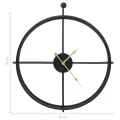 Horloge murale Noir 52 cm Fer