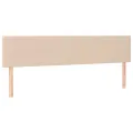 Têtes de lit 2 pcs Cappuccino 100x5x78/88 cm Similicuir