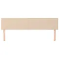 Têtes de lit 2 pcs Cappuccino 100x5x78/88 cm Similicuir