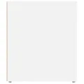 Meuble TV Blanc 100x35x40 cm Bois d'ingénierie
