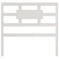 Tête de lit Blanc 95,5x4x100 cm Bois massif de pin