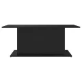 Table basse Noir 102x55,5x40 cm Aggloméré