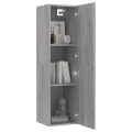 Meuble TV mural Sonoma gris 30,5x30x110 cm