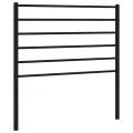 Tête de lit métal noir 100 cm
