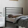 Tête de lit métal noir 100 cm