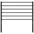 Tête de lit métal noir 100 cm