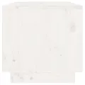 Meuble TV Blanc 60x35x35 cm Bois de pin massif