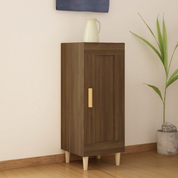 Buffet Chêne marron 34,5x34x90 cm Bois d'ingénierie