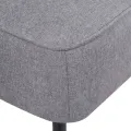 Chaise de cocktail Gris clair Tissu