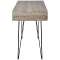 Bureau avec 2 compartiments Gris