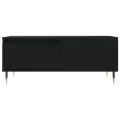 Table basse Noir 90x50x36,5 cm Bois d'ingénierie