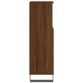 Armoire de bain chêne marron 30x30x100 cm bois d'ingénierie
