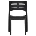 Chaises de jardin 2 pcs Anthracite Polypropylène