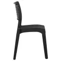 Chaises de jardin 2 pcs Anthracite Polypropylène