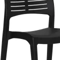 Chaises de jardin 2 pcs Anthracite Polypropylène