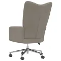 Chaise de relaxation Gris clair Velours
