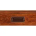 Bureau Bois d'acacia solide avec finition miel 110x50x76 cm
