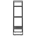 Étagère de rangement Gris 60x30x105 cm Bois de pin massif
