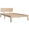 Cadre de lit Bois de pin massif 100x200 cm