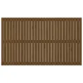 Tête de lit murale Marron miel 185x3x110 cm Bois massif de pin