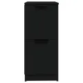 Buffet noir 30x30x70 cm bois d'ingénierie