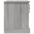 Table de chevet sonoma gris 39x39x47,5 cm bois d'ingénierie