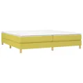 cadre de lit Vert 200x200 cm Tissu