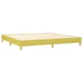 cadre de lit Vert 200x200 cm Tissu