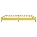 cadre de lit Vert 200x200 cm Tissu