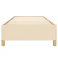 Cadre de lit Crème 80x200 cm Tissu