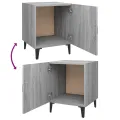 Tables de chevet 2 pcs Sonoma gris Bois d'ingénierie