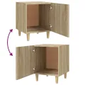 Tables de chevet 2 pcs Chêne Sonoma Bois d'ingénierie