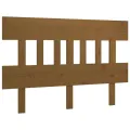 Tête de lit Marron miel 203,5x3x81 cm Bois massif de pin