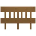 Tête de lit Marron miel 203,5x3x81 cm Bois massif de pin