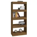 Bibliothèque/Cloison Chêne marron 60x30x135cm Bois d'ingénierie