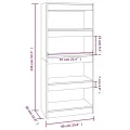 Bibliothèque/Cloison Chêne marron 60x30x135cm Bois d'ingénierie