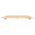 Cadre de lit 100x200 cm bois de pin massif